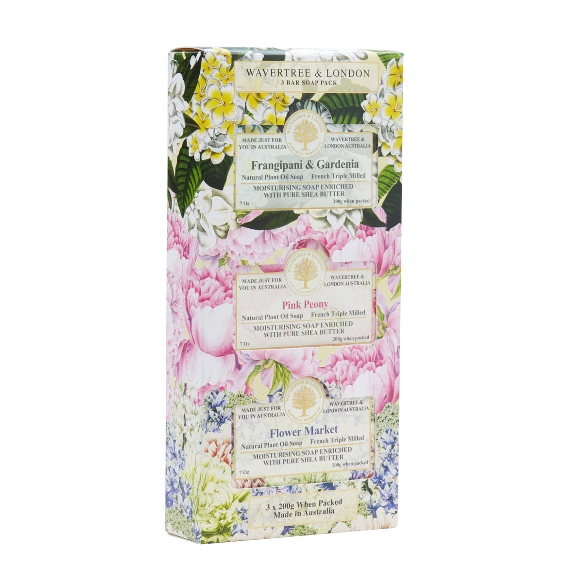 Wavertree & London Frangipani Bouquet Soap Trio Gift Set – Abdo Florist