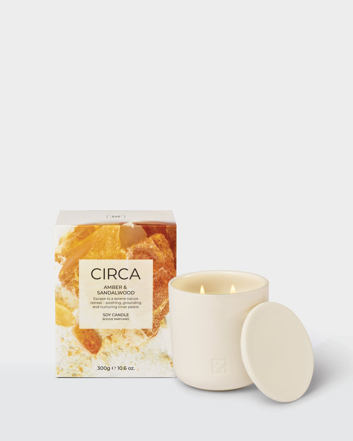 Circa Amber & Sandalwood 300g candle