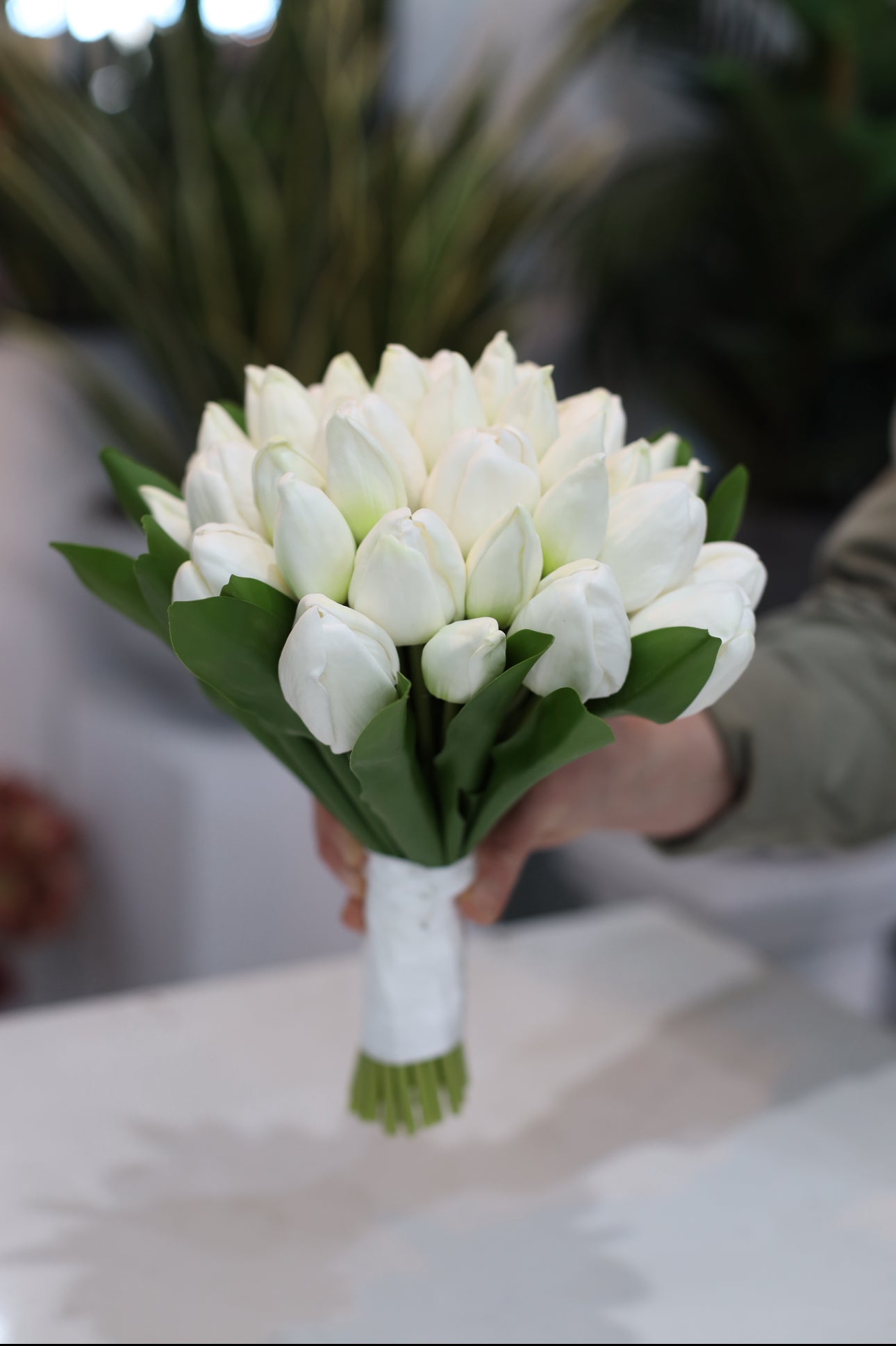 Artificial Tulips wedding Bouquet