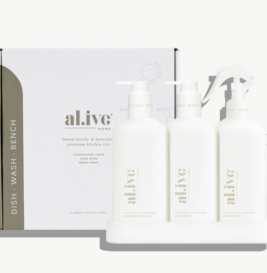 kitchen trio
LEMON MYRTLE & HONEYDEW