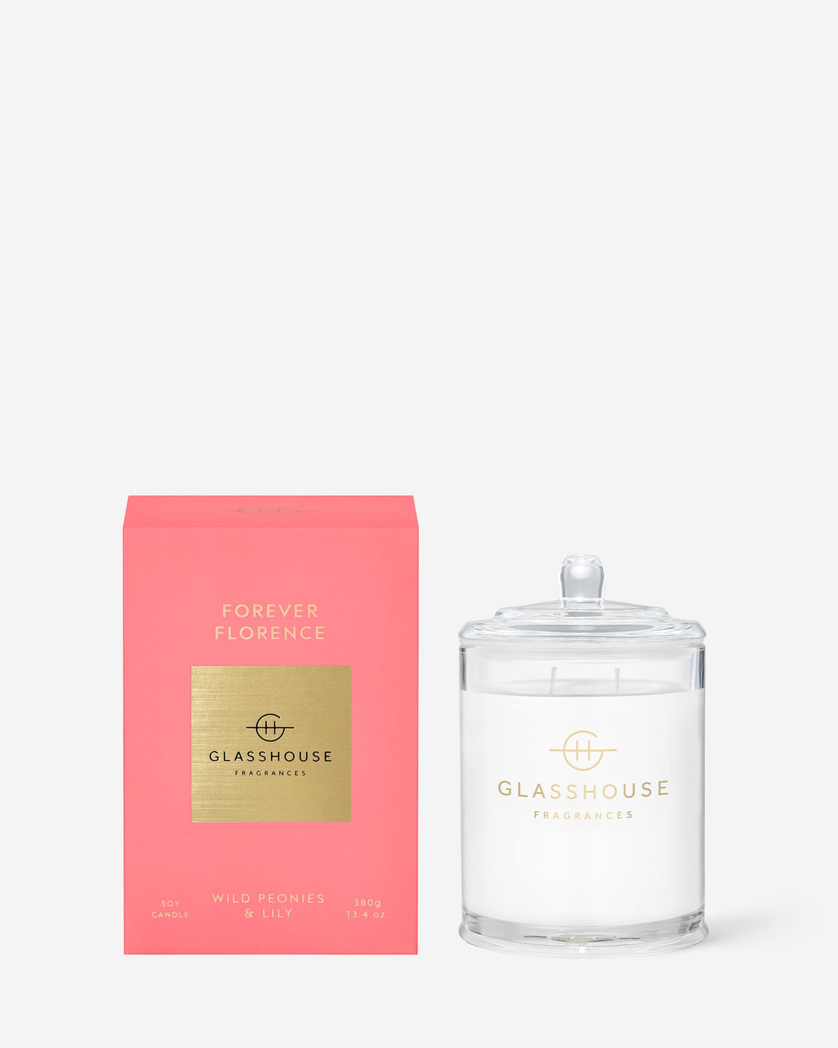 Forever Florence 380g candle by Glasshouse Fragrances