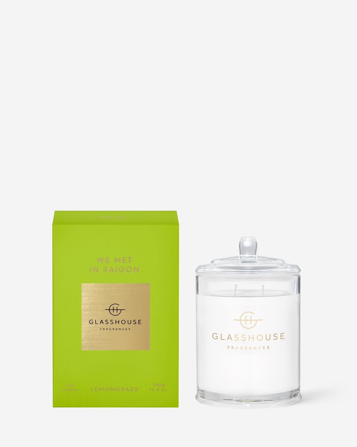 We Met in Saigon 380g candle by Glasshouse Fragrances
