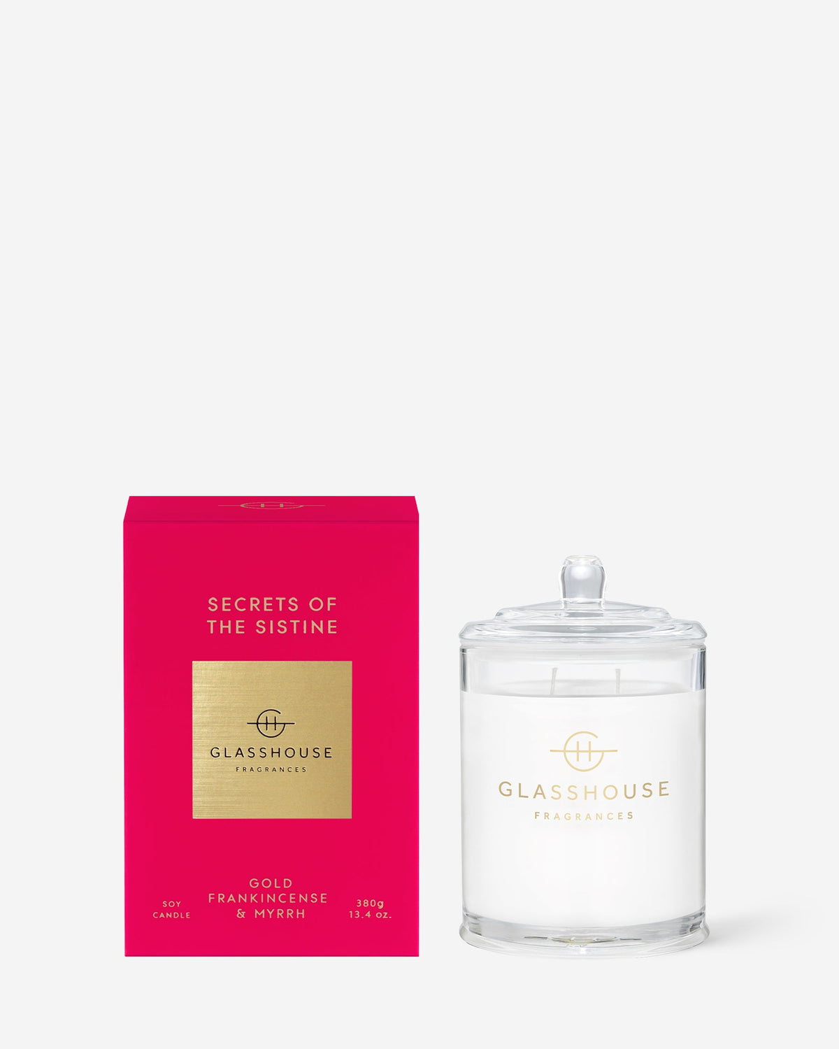 Secrets of the Sistine 380g candle by Glasshouse Fragrances