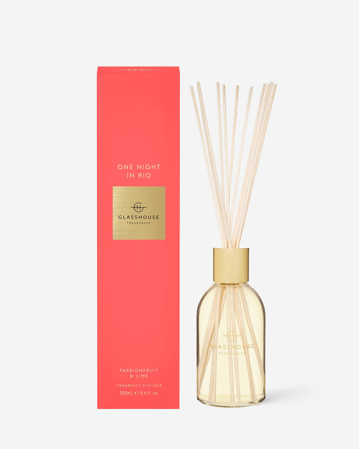 One Night in Rio 250ml diffuser by Glasshouse Fragrances