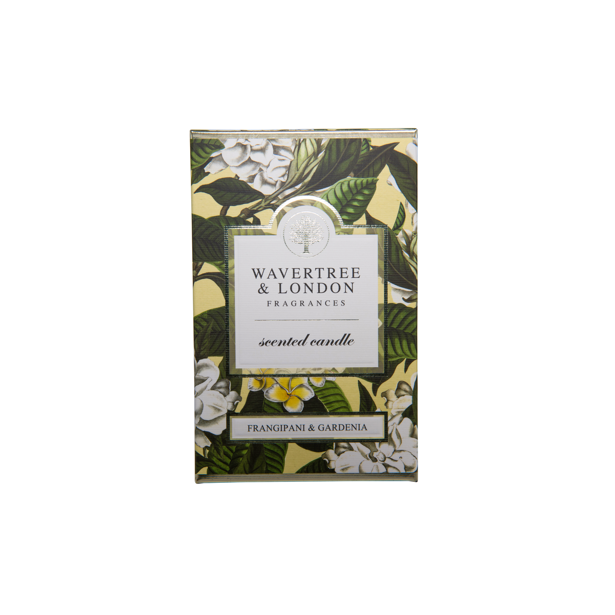 Wavertree & London Frangipani & Gardenia Candle – alternate view – Abdo Florist