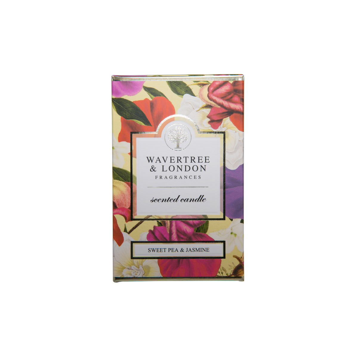 Wavertree & London Sweet Pea & Jasmine Candle – alternate view – Abdo Florist