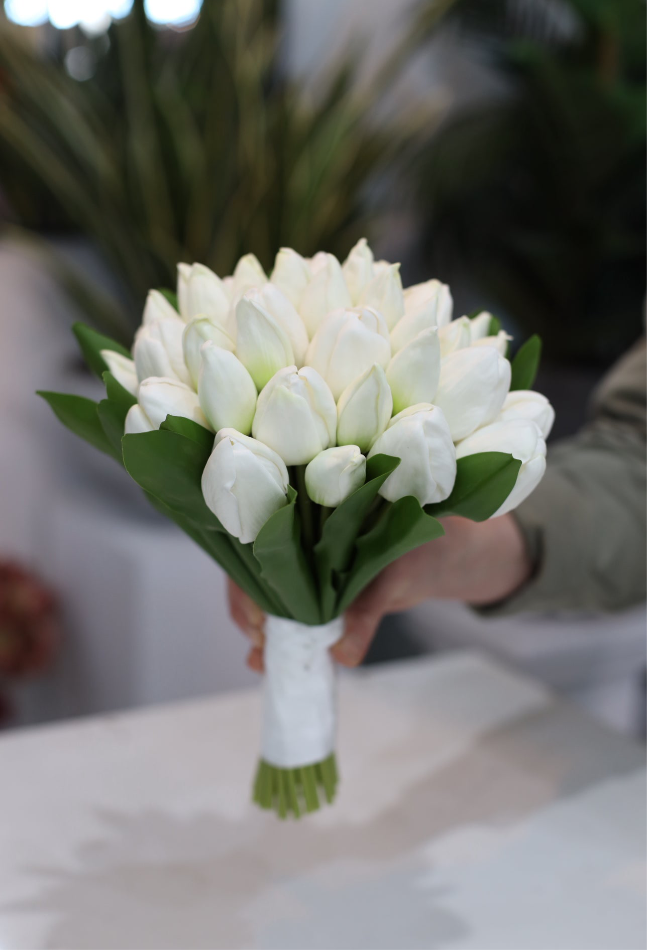 Artificial Tulips wedding Bouquet