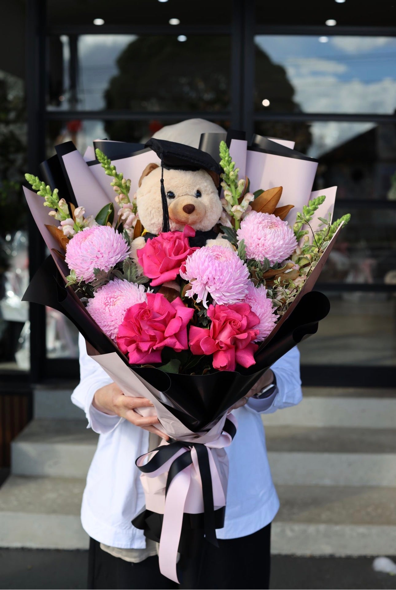 Pink Teddy Bouquet
