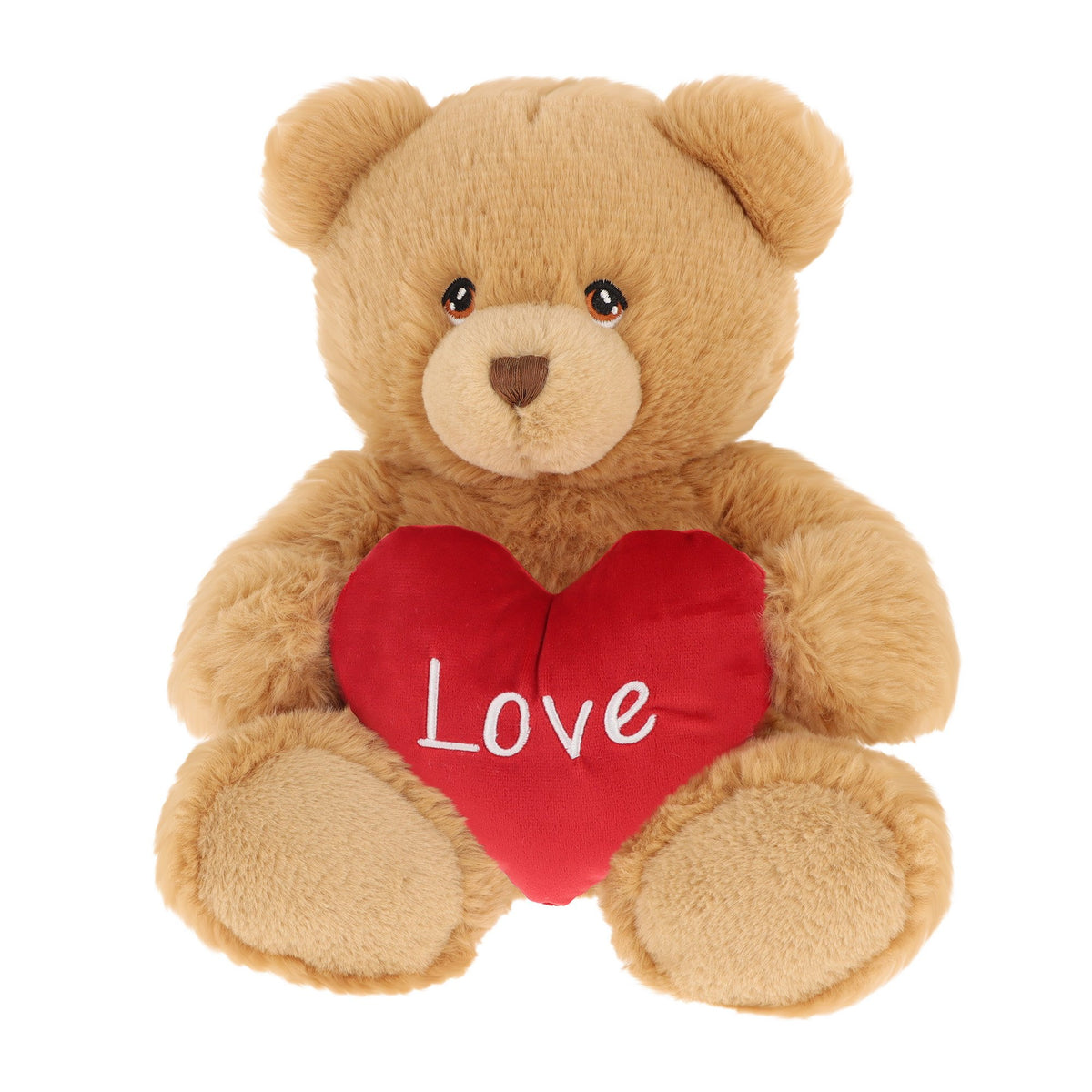 Keeleco Harry Bear with Heart – Brown 75cm