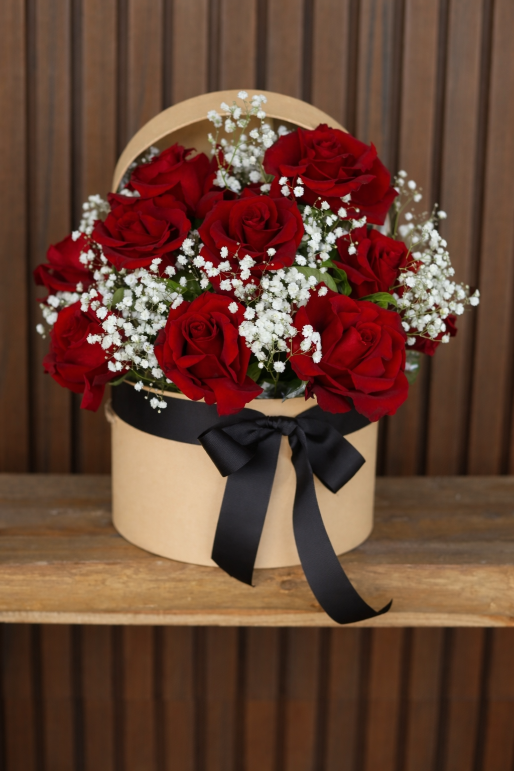 🌹 Classic Rose Hat Box