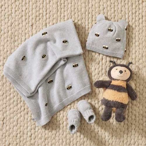 Jiggle & Giggle Honey Bee Knit Beanie – photo 2
