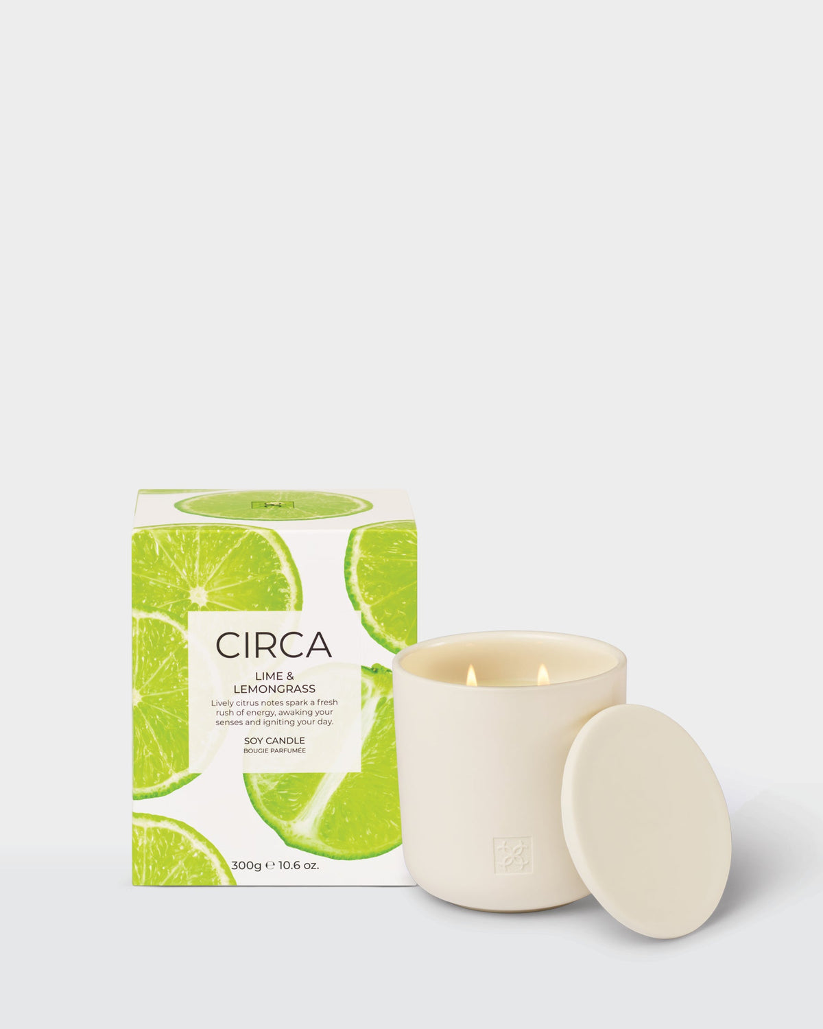 Circa Lime & Lemongrass 300g candle