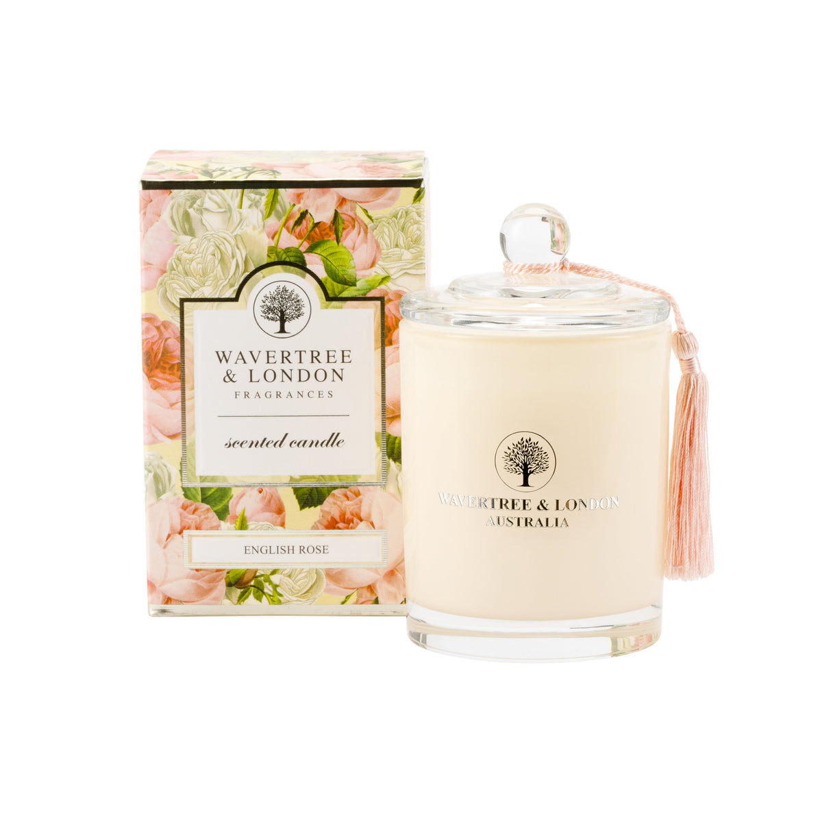 Wavertree & London English Rose Candle – Abdo Florist