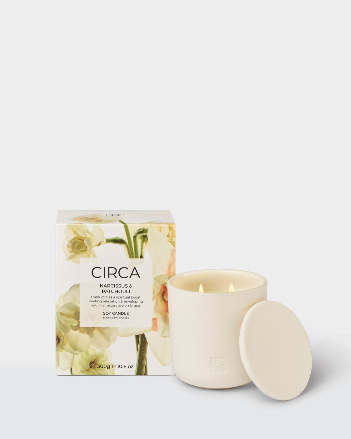 Circa Narcissus & Patchouli 300g candle