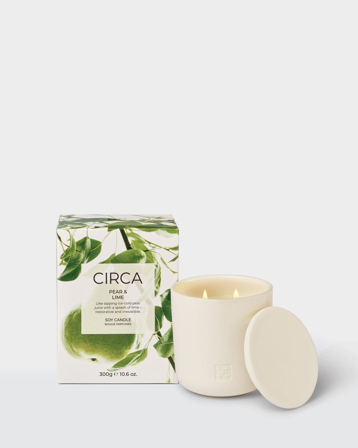 Circa Pear & Lime 300g candle