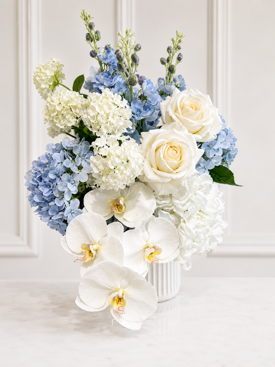 Artificial Blue Arrangement