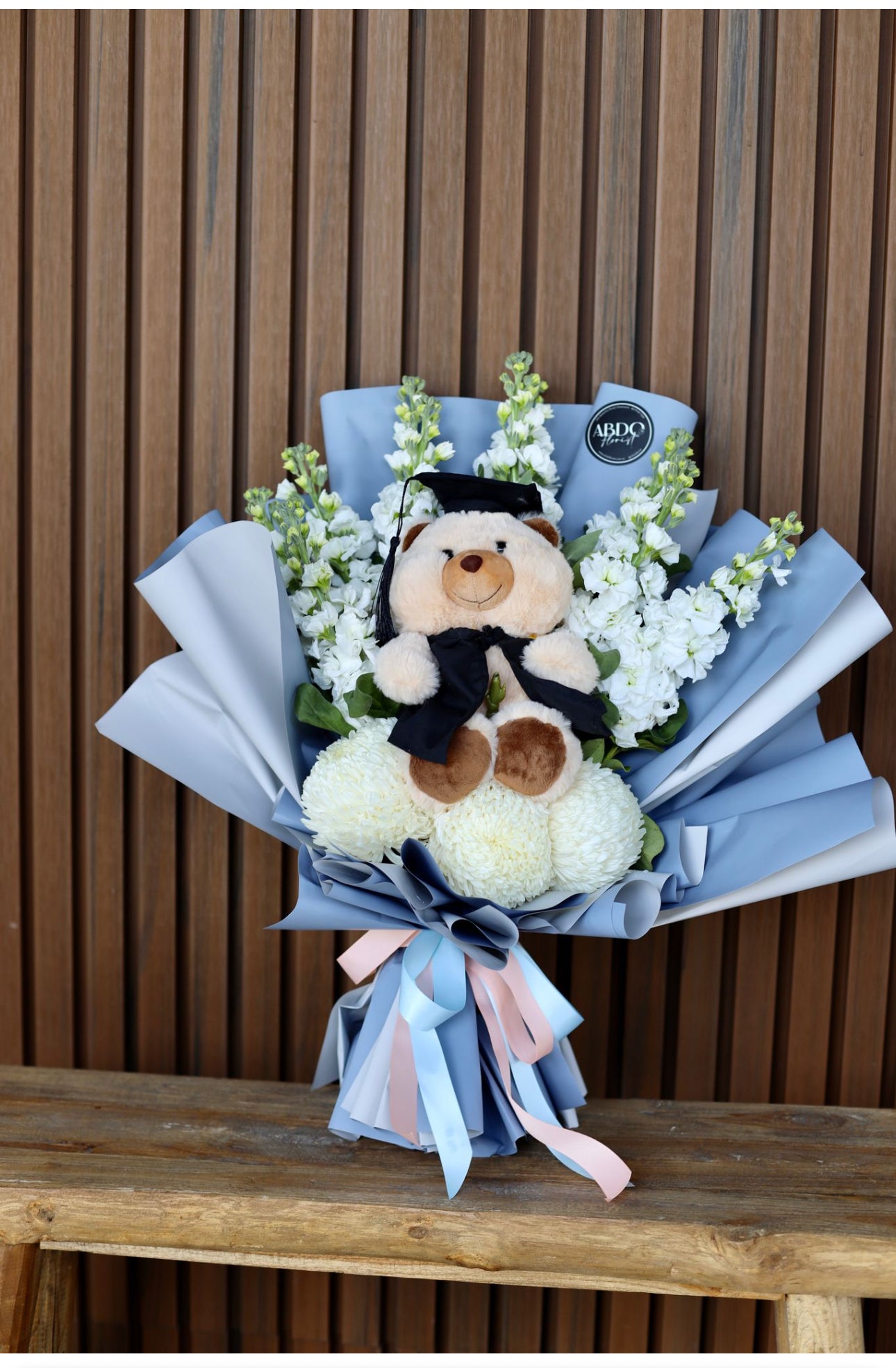 “Congrats Grad Bear Bouquet”