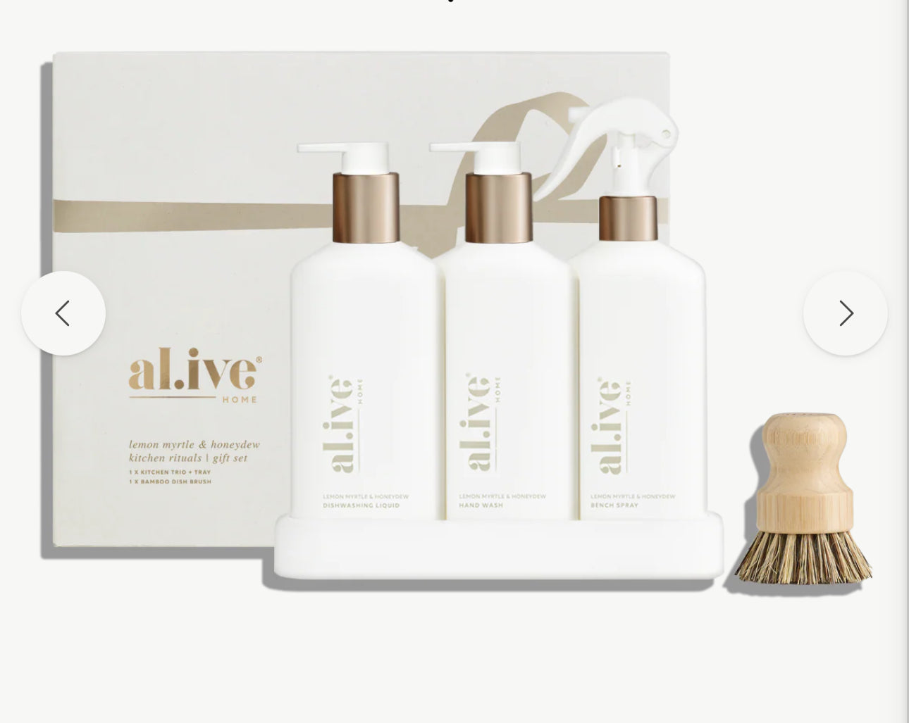 bronze kitchen trio gift set
LEMON MYRTLE & HONEYDEW