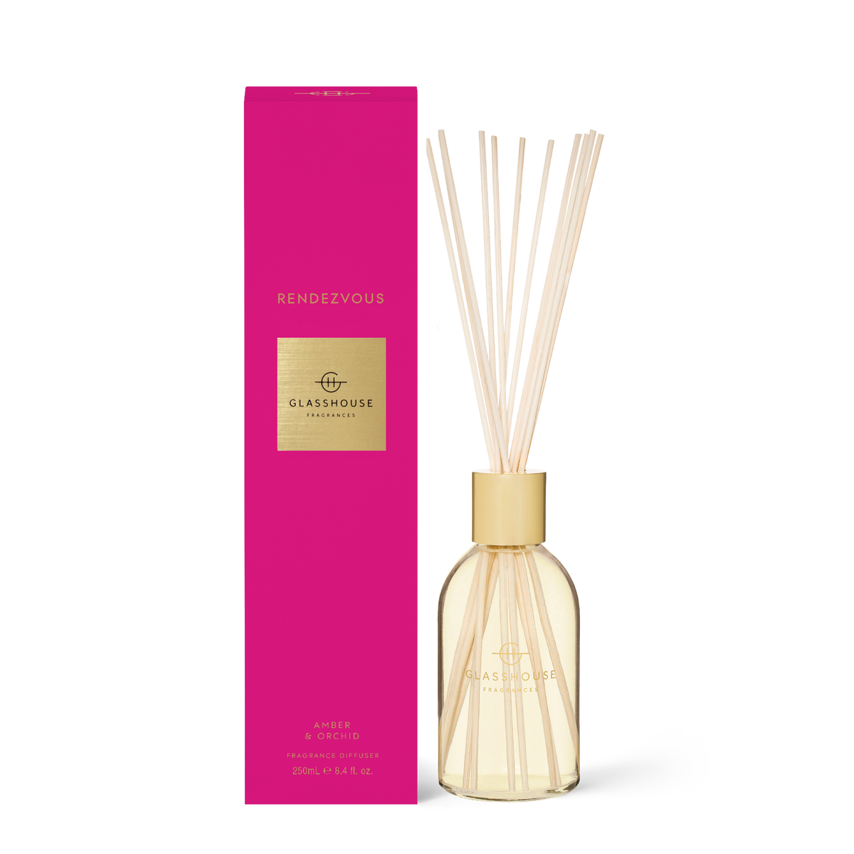 Rendezvous 250ml diffuser by Glasshouse Fragrances