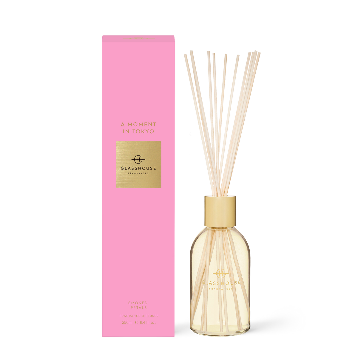 A Moment in Tokyo 250ml diffuser by Glasshouse Fragrances