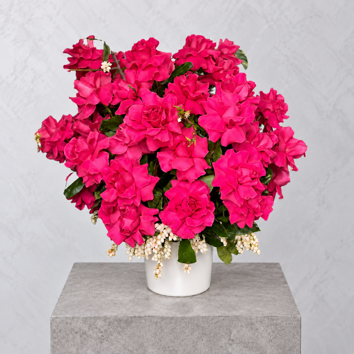 Vibrant pink rose arrangement, by Abdo Florist Sydney