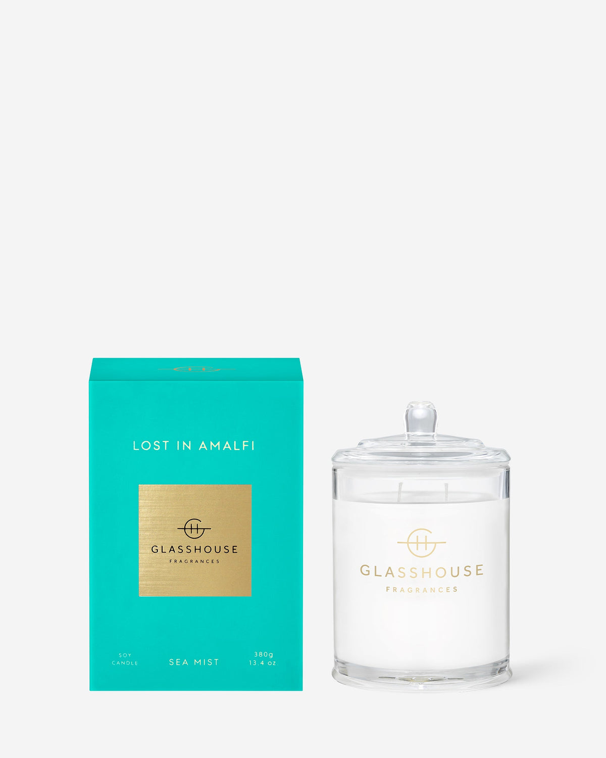 Lost in Amalfi 380g candle by Glasshouse Fragrances