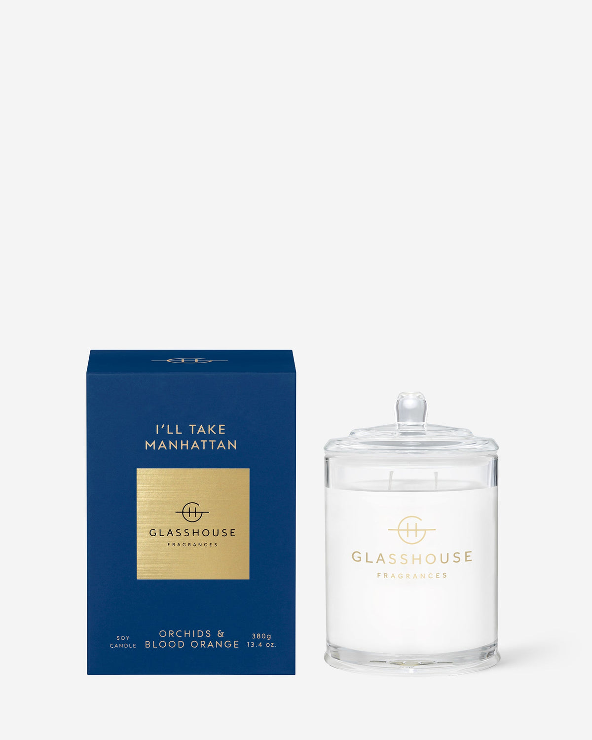 I'll Take Manhattan 380g candle by Glasshouse Fragrances