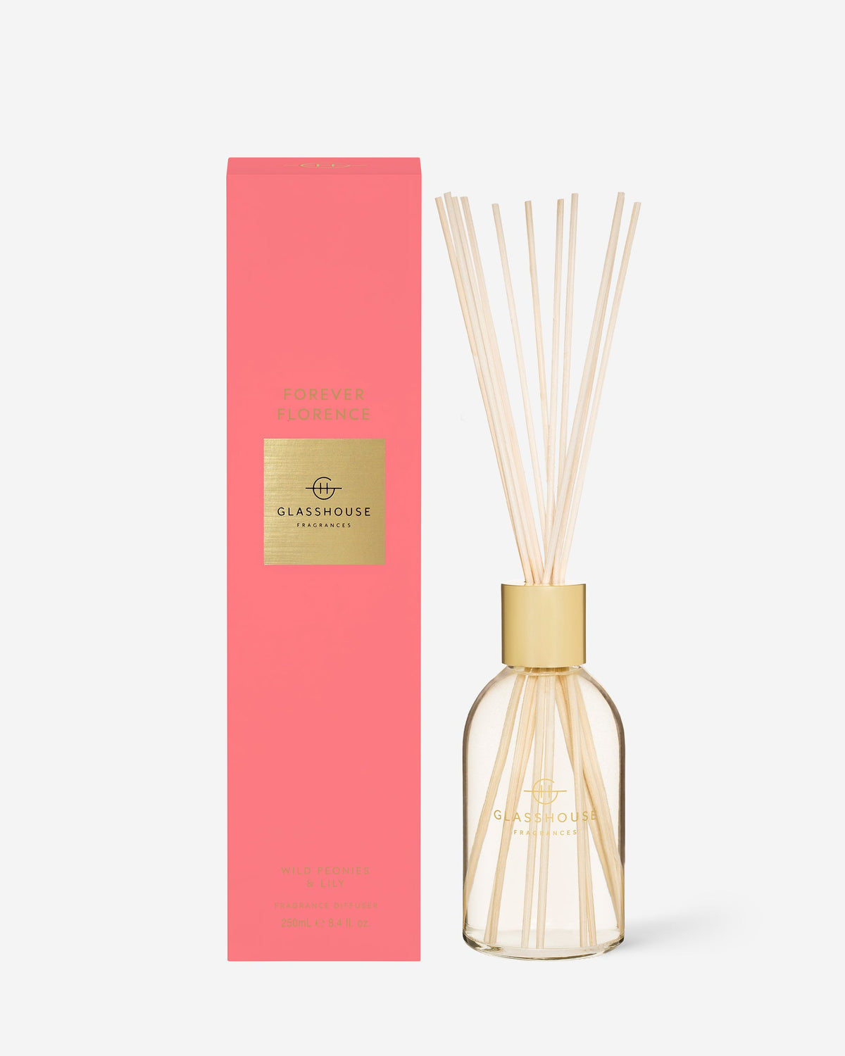 Forever Florence 250ml diffuser by Glasshouse Fragrances