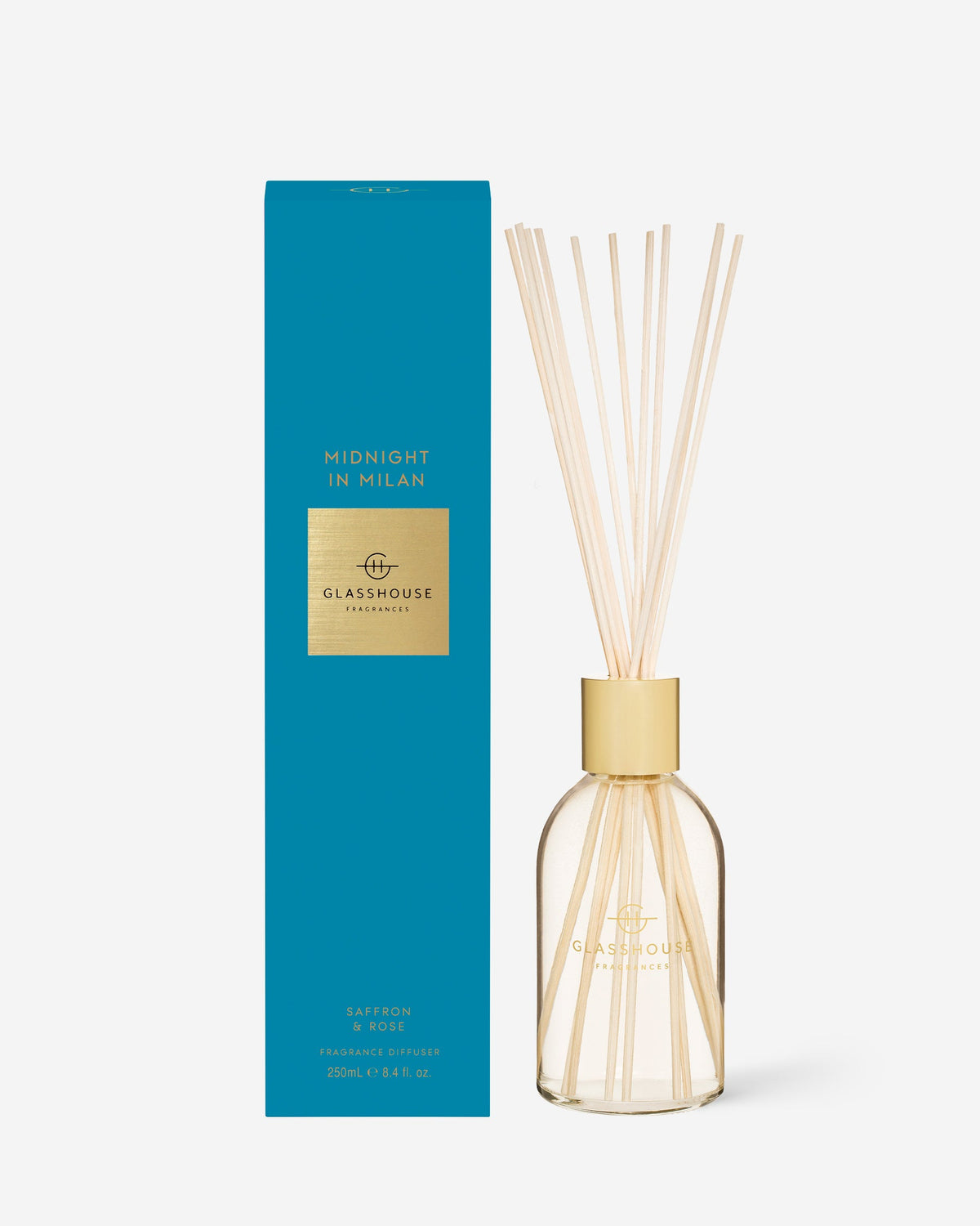 Midnight in Milan 250ml diffuser by Glasshouse Fragrances