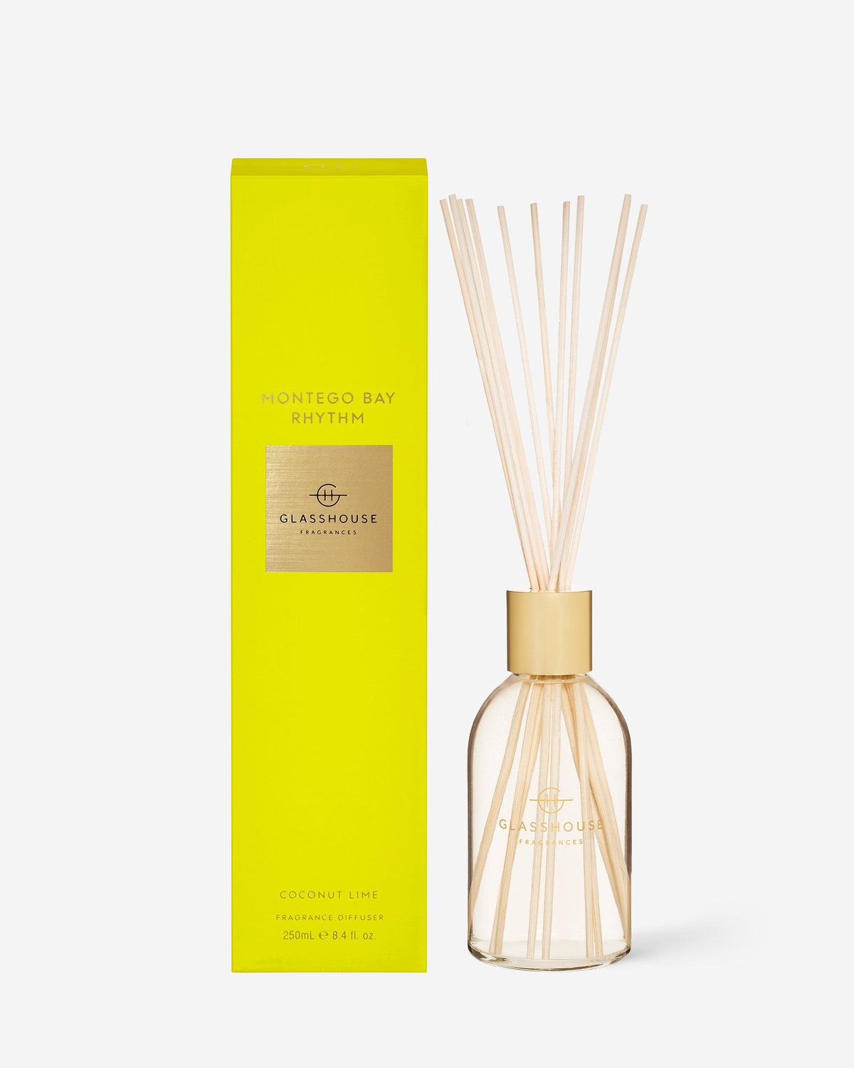Montego Bay Rhythm 250ml diffuser by Glasshouse Fragrances