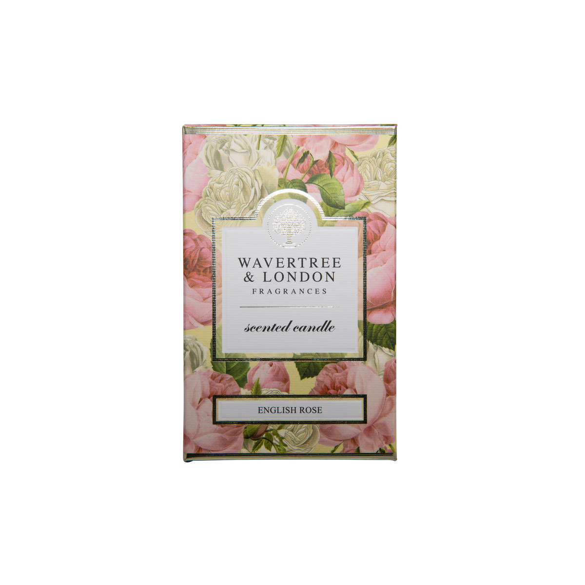 Wavertree & London English Rose Candle – alternate view – Abdo Florist