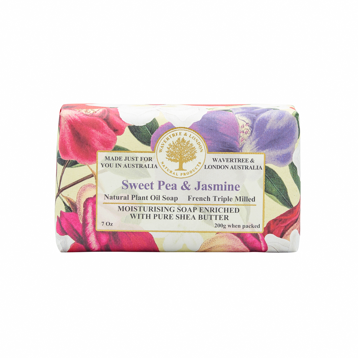 Wavertree & London Sweet Pea & Jasmine Soap Bar 200g – Abdo Florist